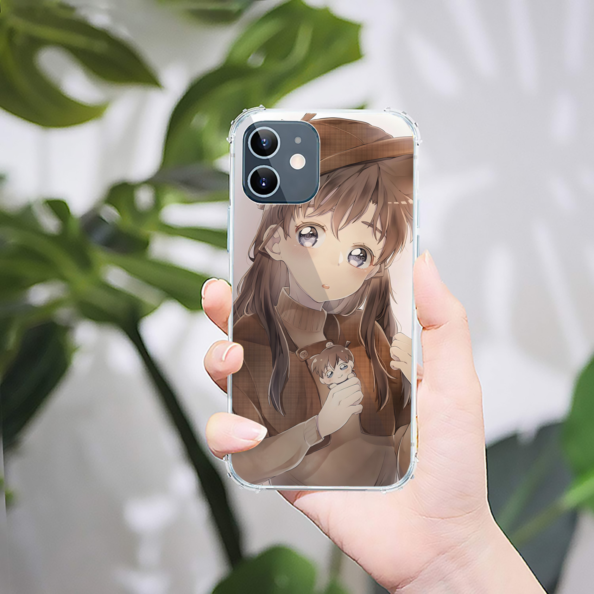 （画像用） 名探偵コナン Detective Conan 【iPhone 12シリーズ対応】透明スマホケース（クリアソフトケース）